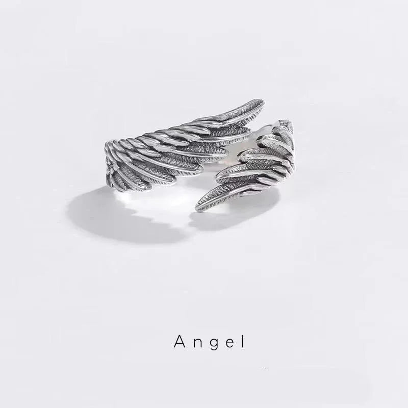 Gothic Demon  Angel Wings Ring