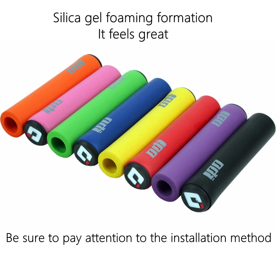 Anti-Slip MTB Handlebar Grips with Silica Gel Foam
