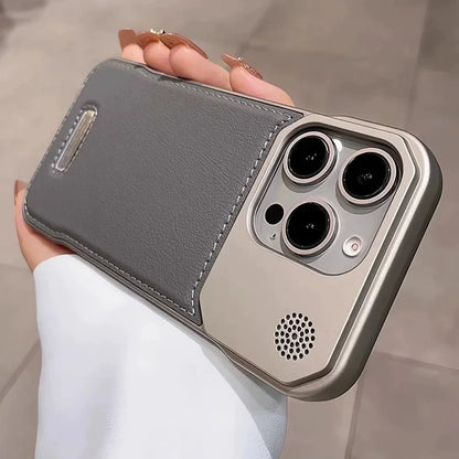 Aromatherapy Leather Minimalist Phone Case