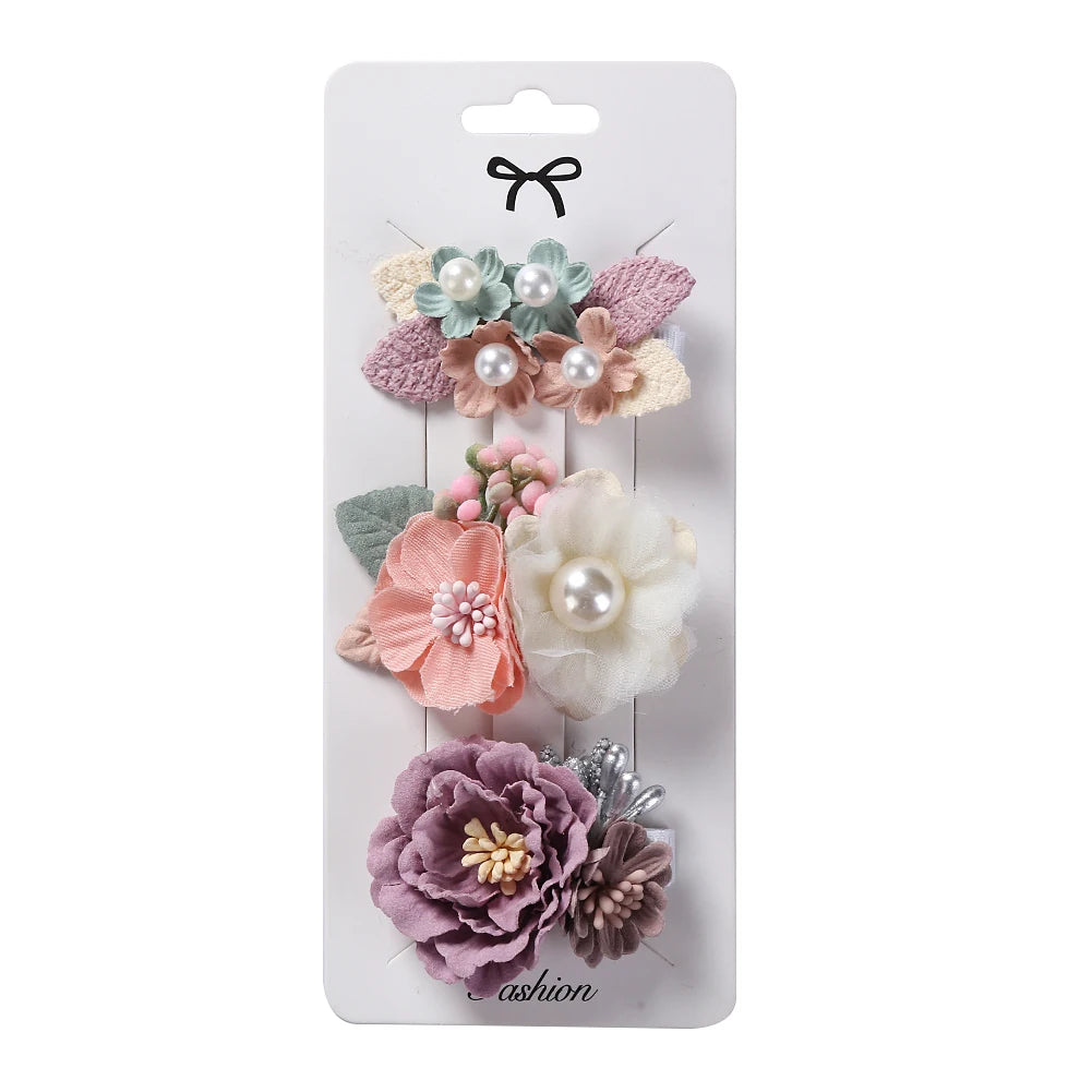 Artificial Flower Hair Clips

