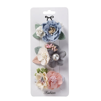Artificial Flower Hair Clips

