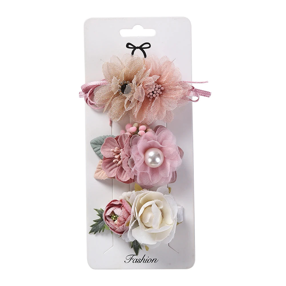 Artificial Flower Hair Clips

