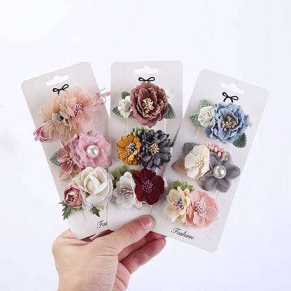 Artificial Flower Hair Clips

