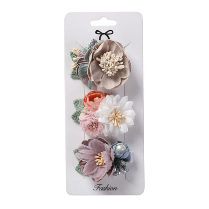Artificial Flower Hair Clips

