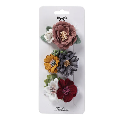Artificial Flower Hair Clips


