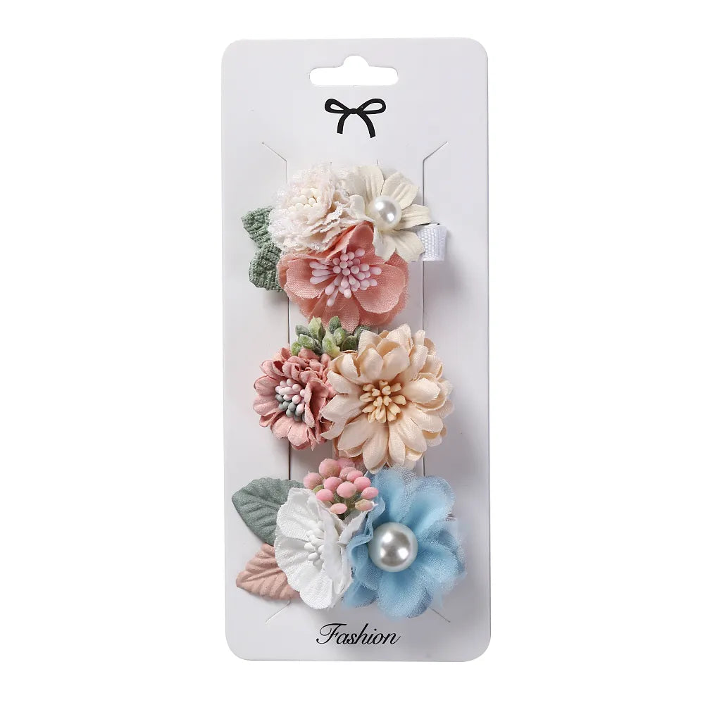 Artificial Flower Hair Clips

