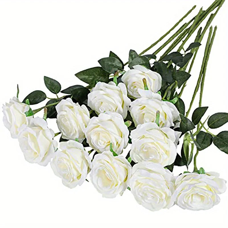 Realistic Artificial Roses for Weddings & Home Decor