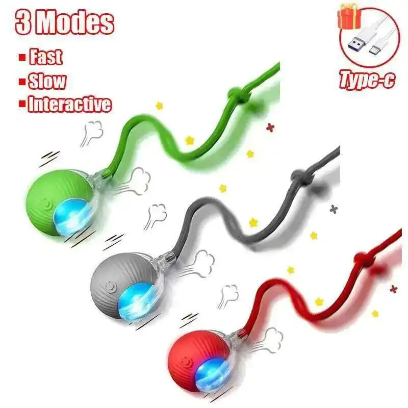 Automatic Rolling Rechargeable Interactive Dog Ball