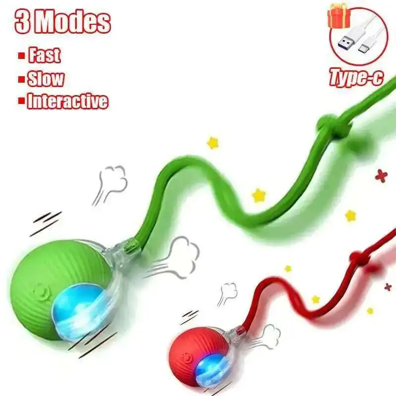 Automatic Rolling Rechargeable Interactive Dog Ball