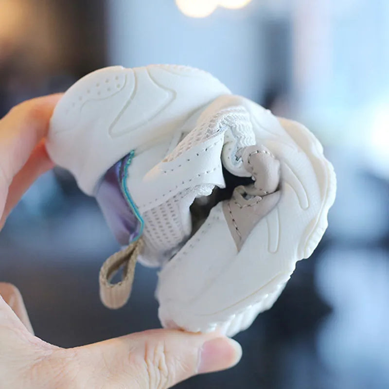 Autumn Girls Boys Mesh Breathable Outdoor Shoes