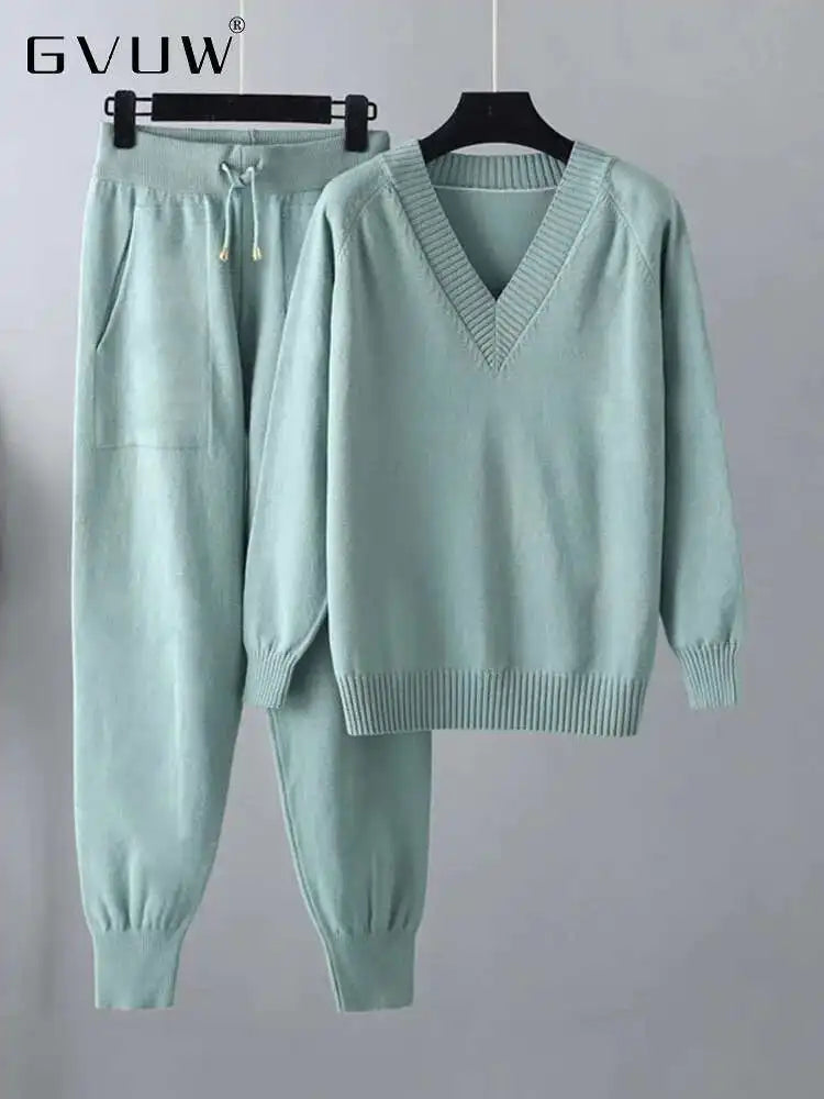 Autumn Knit Sweater Set