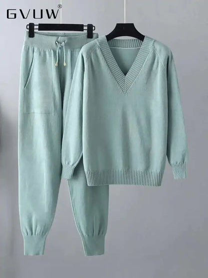 Autumn Knit Sweater Set