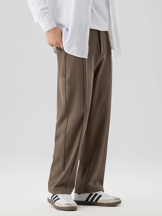Autumn Korean Wide-Leg Casual Pants
