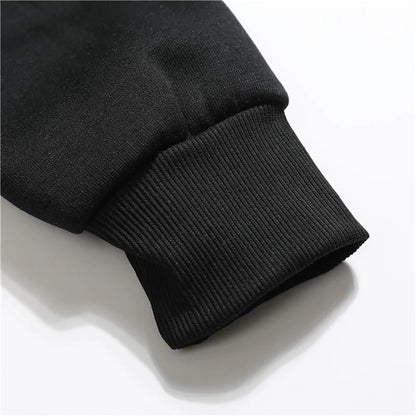 Autumn Men's Hoodie Jacket: Zipper Closure & Casual Fit
