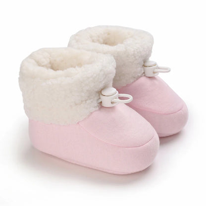 Autumn Pink Warm Baby Shoes