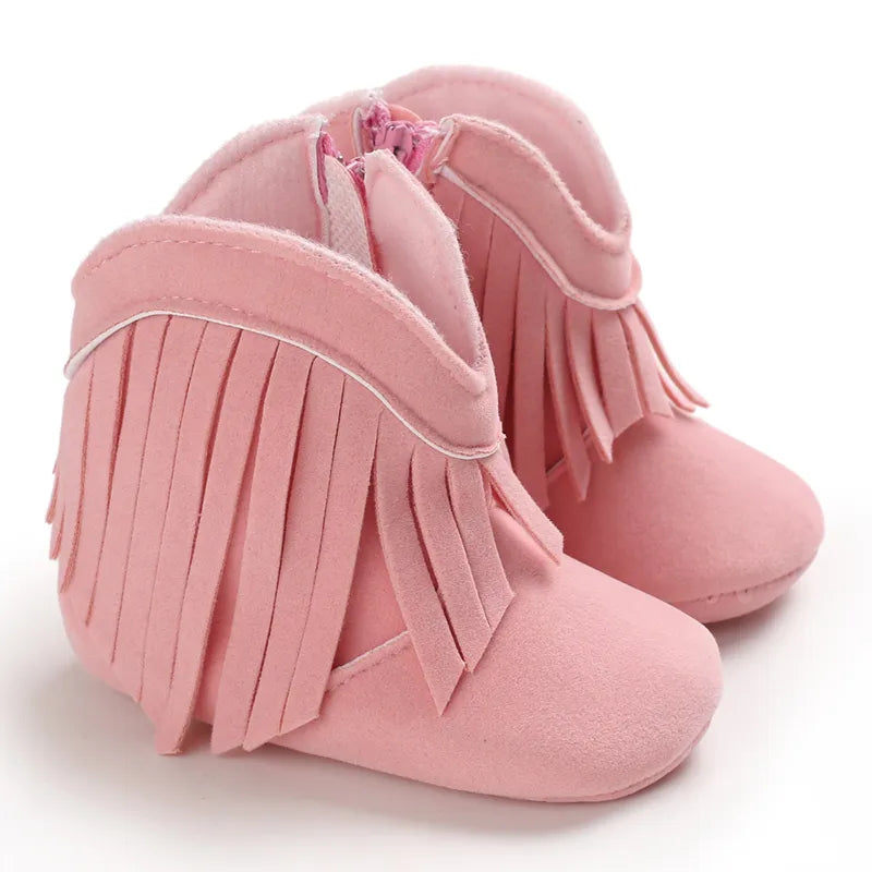 Autumn Pink Warm Baby Shoes