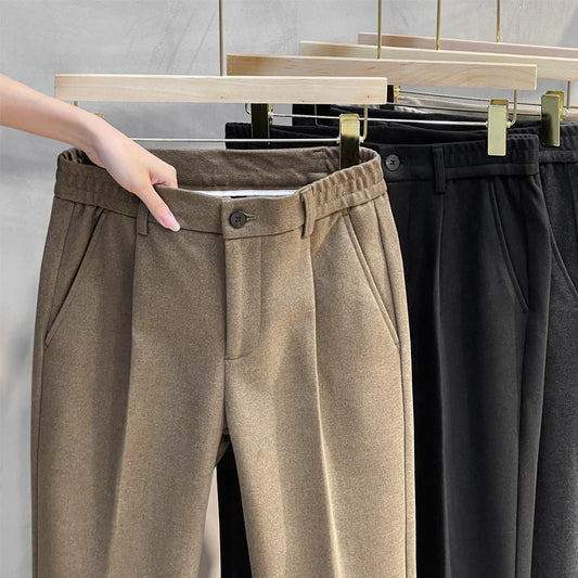 Autumn/Winter Classic Woolen Suit Pants
