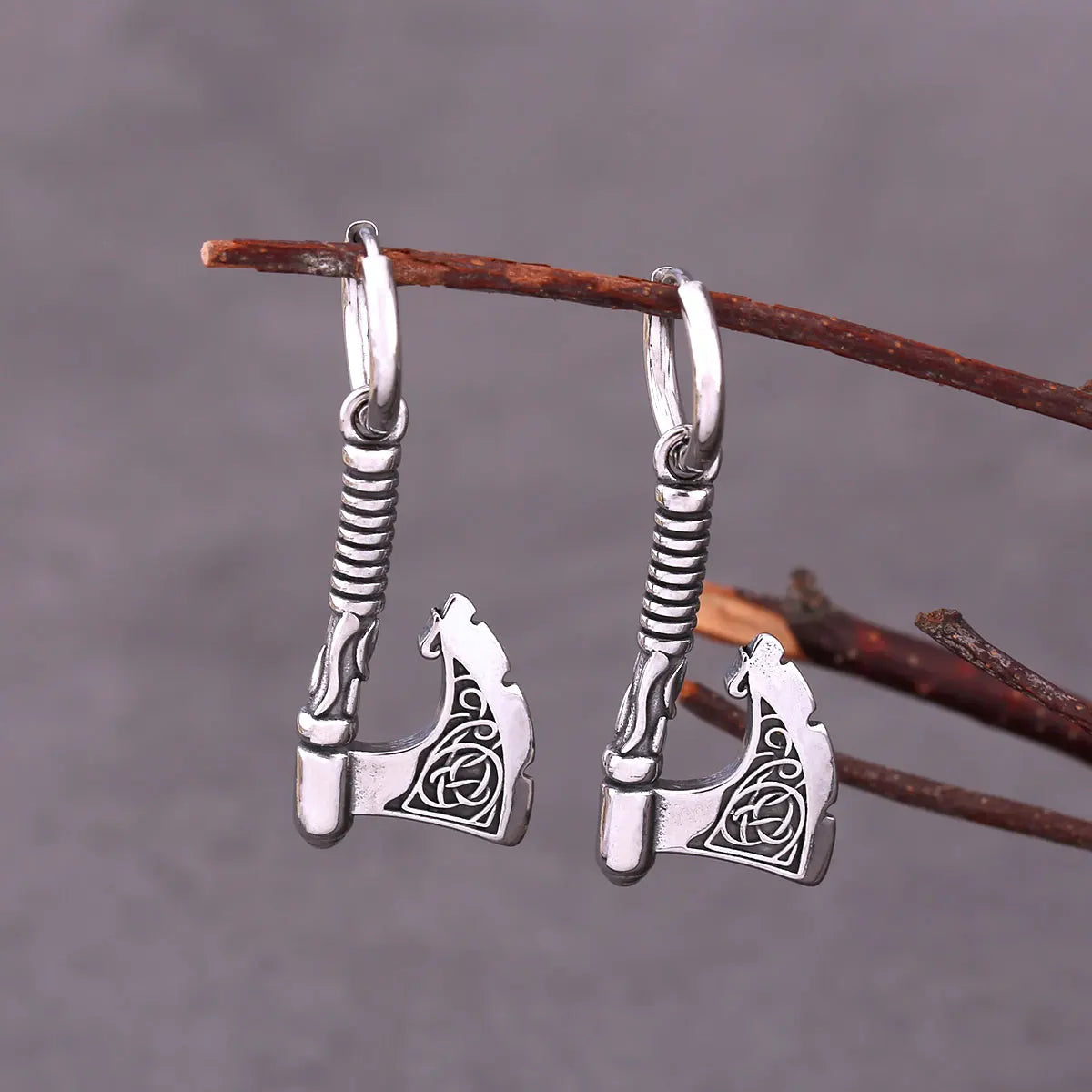 Axe Drop Earrings

