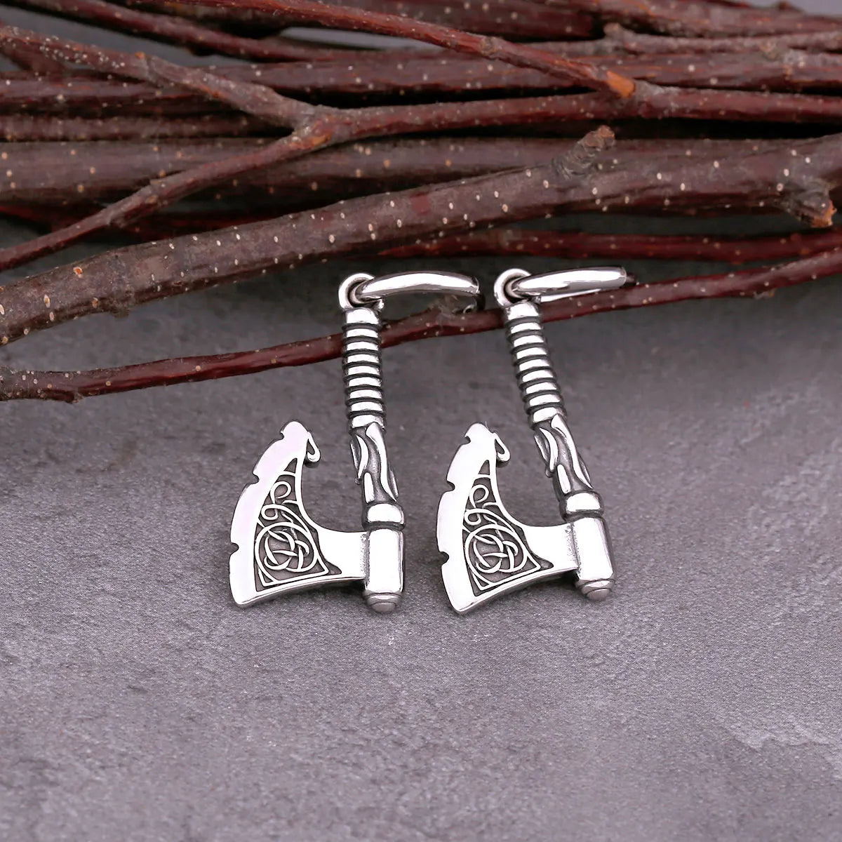 Axe Drop Earrings

