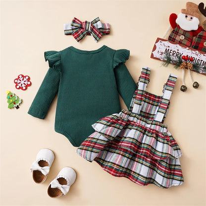 newborn christmas romper
