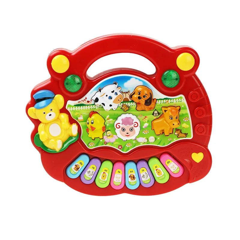 Baby Musical Toy with Animal Sound Kids Piano Keyboar