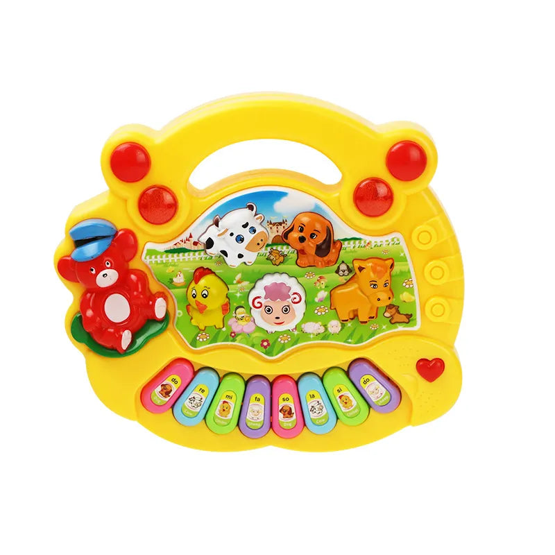 Baby Musical Toy with Animal Sound Kids Piano Keyboard