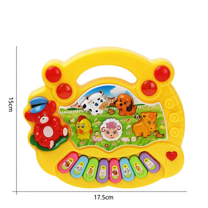 Baby Musical Toy with Animal Sound Kids Piano Keyboard