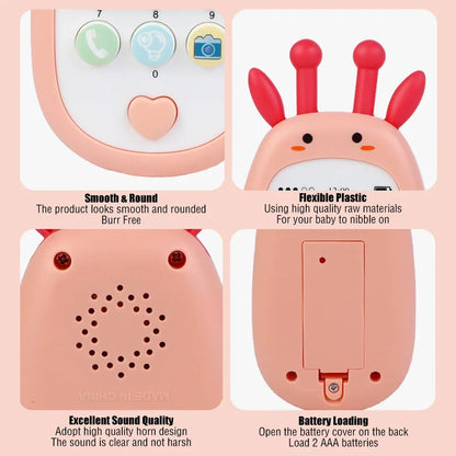 Baby Phone Toy Sleeping Early Educational Musical Toys For Babies