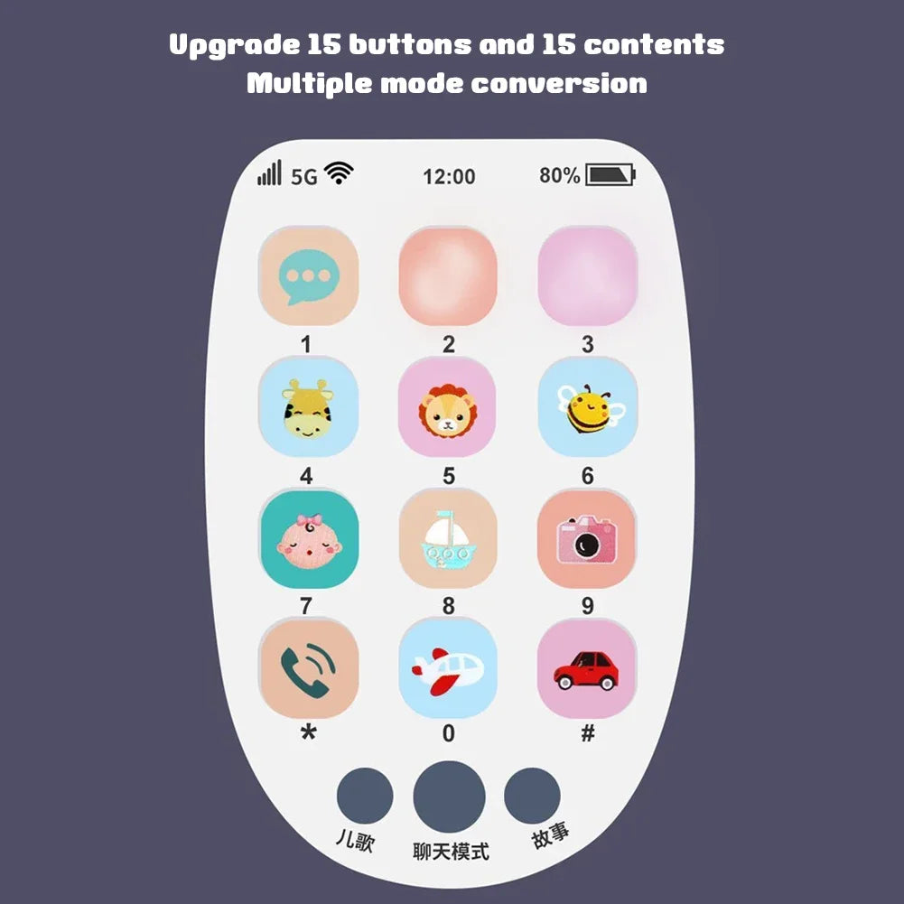 Jouet de téléphone pour bébé, jouets musicaux éducatifs précoces pour dormir