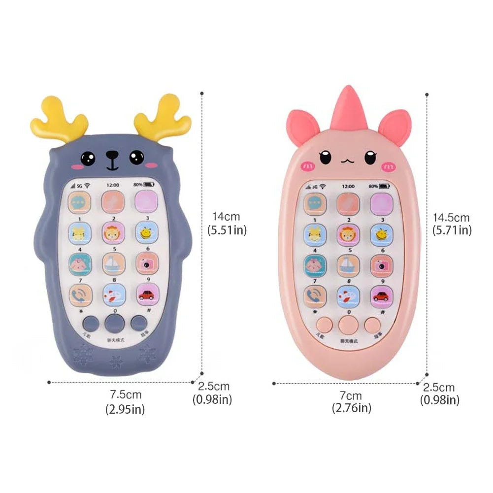 Jouet de téléphone pour bébé, jouets musicaux éducatifs précoces pour dormir