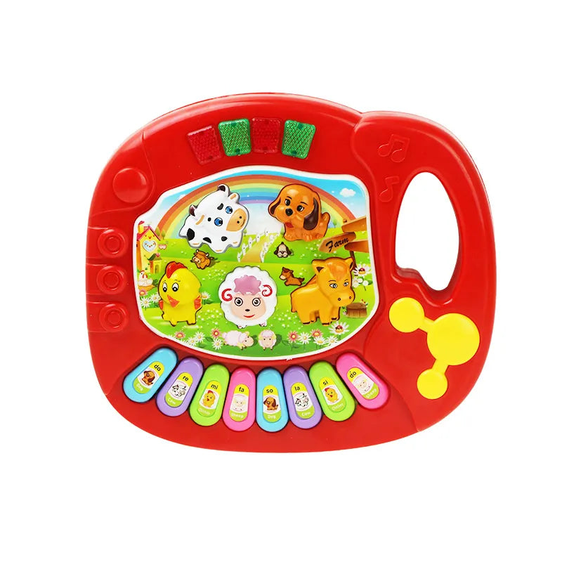 Baby Musical Toy with Animal Sound Kids Piano Keyboard cf
