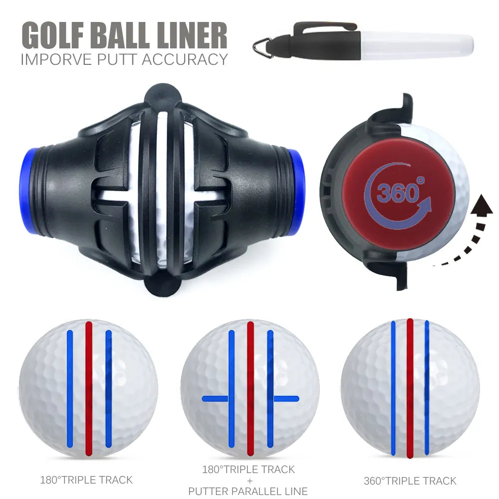 Rotating Ball Liner for Improved Golf Putting