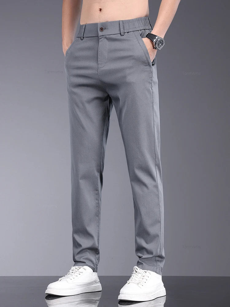 Bamboo Fiber Summer Men’s Casual Pants
