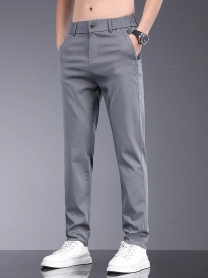 Bamboo Fiber Summer Men’s Casual Pants
