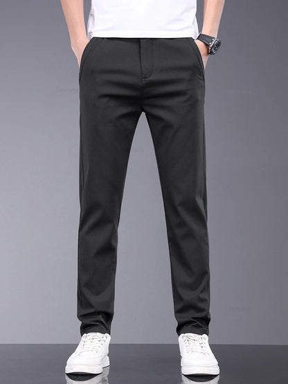Bamboo Fiber Summer Men’s Casual Pants
