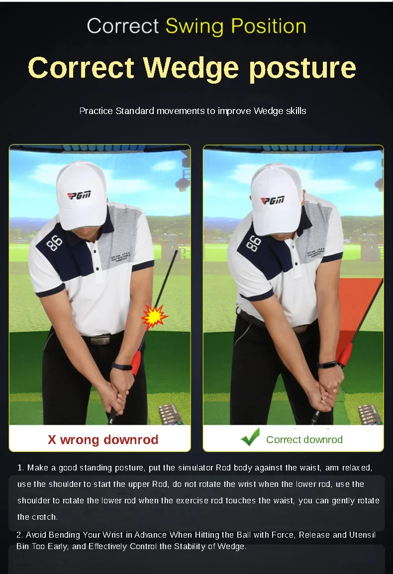 Beginner's Golf Training Wood Iron Swing Putter