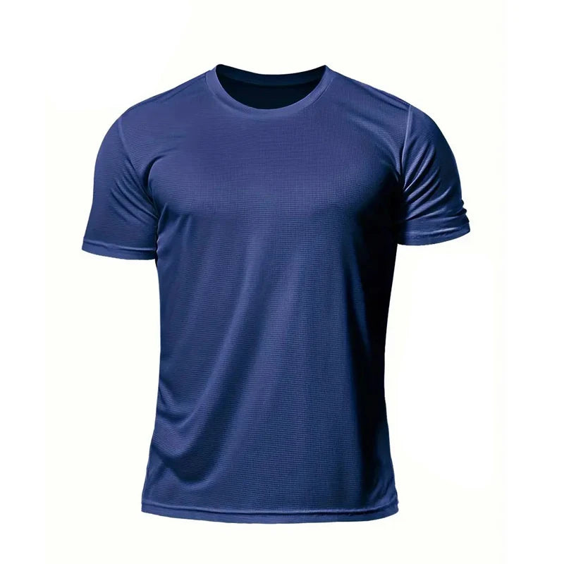Black Quick-Drying Compression Men's Running Shirt