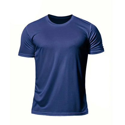 Black Quick-Drying Compression Men's Running Shirt