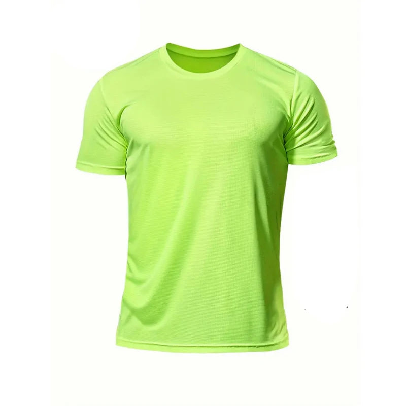 Black Quick-Drying Compression Men's Running Shirt