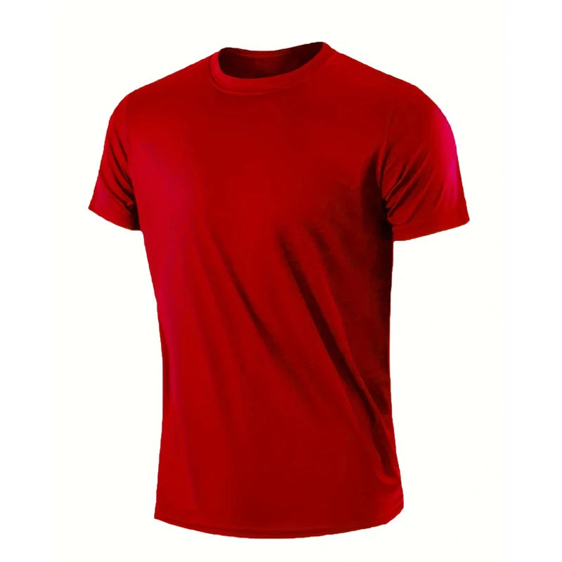 Black Quick-Drying Compression Men's Running Shirt