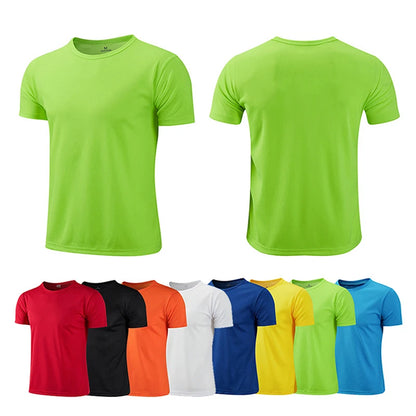 Breathable Crew Neck Running Shirt for Men