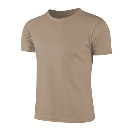 Breathable Crew Neck Running Shirt for Men