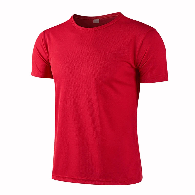 Breathable Crew Neck Running Shirt for Men