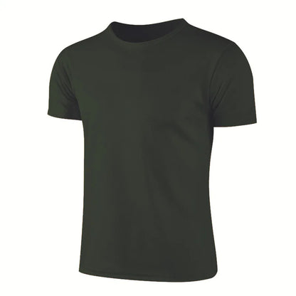 Breathable Crew Neck Running Shirt for Men