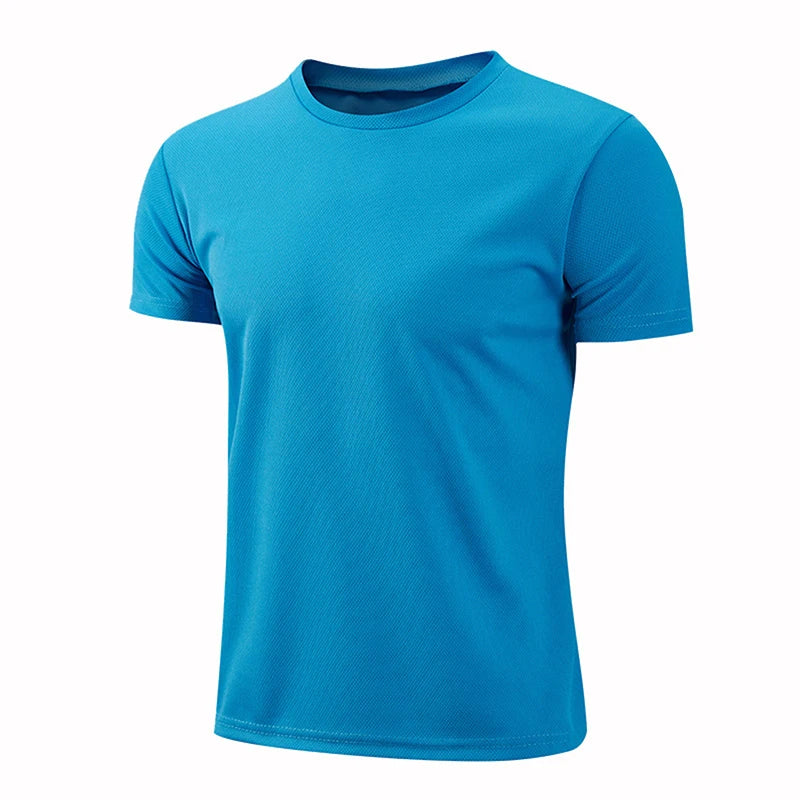 Breathable Crew Neck Running Shirt for Men