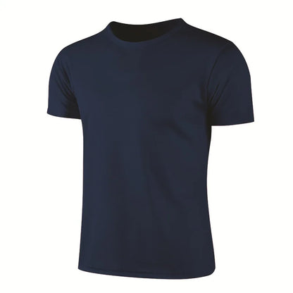 Breathable Crew Neck Running Shirt for Men