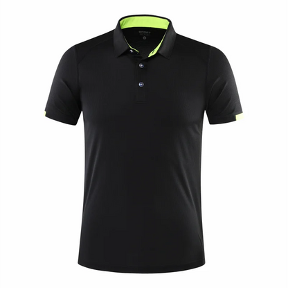Breathable Quick Dry Short Sleeve Men's Golf Shirt