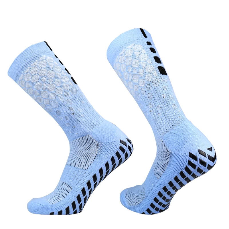 Breathable Grip Soccer Socks for Men & Women