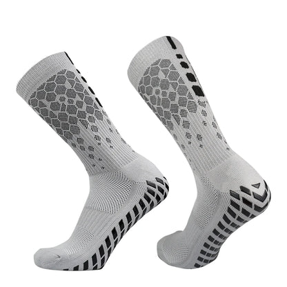 Breathable Grip Soccer Socks for Men & Women