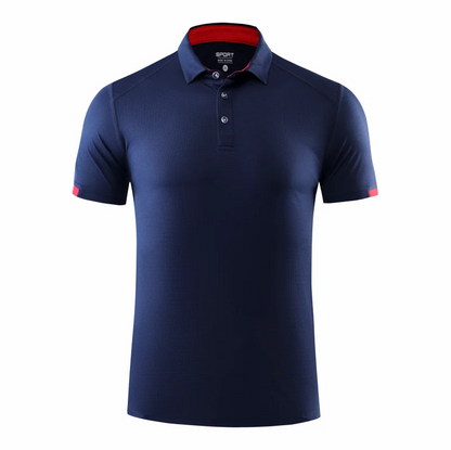 Breathable Quick Dry Short Sleeve Men's Golf Shirt
